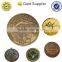 engraved logo silver custom plating color die struck metal coin