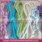 Chromatic polyester polypropylene braided rope with metal buckle