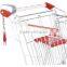 High Quality Market Metal Shopping trolley with chair