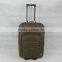 1pc 22'' nylon cabin luggage spinner wheeled trolley luggage with TSA lock