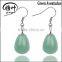 Natural semi precious stones drop pendant ball Earrings