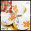 New design 18 pcs square new bone china dinnerware set