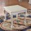 French style wooden tea table and chairs set design