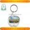 promotional clear custom blank plastic photo frame key chain picture insert logo car shape keyring