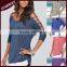 TOP selling strapless casual ladies cotton tops/