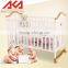 Eco-friendly Wood Multifunction Wooden Baby Cribs Pine Wood Baby Bed