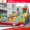 Brighted-color customized cartoon theme outdoor inflatable slide water slide