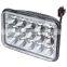 Truck Parts 4x6" 45w Square 4x4 Accessories Led Headlight High Low Beam Headlamp for Offroad Excavator, Truck, Heavy Machinery
