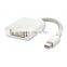Mini dispalyport dvi adapter DP1.2 to DVI 24+1/24+5 cable DVI adapter white/black