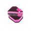 New arrival velvet wedding flock ring box with soft sponge insert