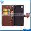 Customized high quality multicolor phone PU leather case for Sony Xperia Z5