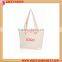 Recyclable foldable cotton canvas tote bag, print logo tote bag cotton for shopping