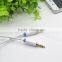 3.5mm Male [AUX] Stereo Audio Cable - Flexible White Metal Shell Auxiliary Cable for IPhone