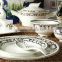 fashionable new simple design dinner set espresso bone china dinnerware set made in china