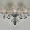 3 light rustic hotel use sconce wall light/lamp with UL