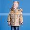 DB2945 dave bella 2015 winter infant coat baby boy padded jacket boys outwear boys grid coat boys fashion jacket