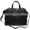 CSN2266-001 Hot selling trendy crocodile pattern ladies handbag black leather shoulder bags