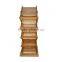 Fancy Bamboo Resting Room Furniture,5tiers Folding Magazine Display Rack