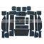 Good quality car interior car gate slot mat for Odyssey 2009-2013 23pcs/set