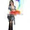 SWEGAL belly dance accessories,belly dance rainbow veil fan,dance prop SGBDD14025