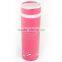 300ml glass leak proof water bottle with silicone