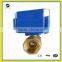 2 way brass electrically adjustable valve for water treatment flow control
