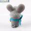 Cute gray Mouse Shaped Plastic Coin Saving Bank/Kids Animal Shaped Plastic Coin Banks/OEM Plastic Coin Bank Made in China