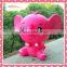 Vinyl elephant shaped pvc piggy bank, oem elephant shaped pvc piggy bank, custom plastic piggy banks for kids