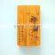 china supplier 6000mah power bank smart device portable bamboo wood polymer battery 5V 2.1A power bank for mobile phone /laptop