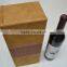 Luxury square wooden red wine box