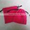 top style custom drawstring velvet cosmetic bag