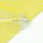 hot sale yellow and white big eye mesh fabric for garments ,dress