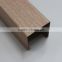 50MM Height Water proof Wood Grain Aluminum Metal Screen Linear Ceiling U Channel Screen Ceiling