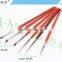 ANY Professional Nail Art Beauty Competetion 6PCS Rosewood Nail Polish Brush Set