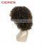 OEM factory cheap price 2016 new popular style 100% Japanese fiber afro kinky curly synthetic wig, jerry curl synthetic hair wig