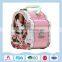 Customized good design lovely hot sale lunch tin boxes , made of tinplate
