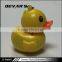 Hot sale plush smart yellow and blue duck shaped keychain with lighter