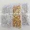 Rhinestone Trim Clear Crystal Single Claw Cup Chain ss24 Gold Metal Cup Chain Sew On Rhinestones Chain For Garment Accessories