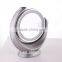 New Arrival Desktop Double Sides ABS 360 Degree Rotating Crescent LED Light Makeup Mirror