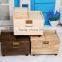 Home used cheap new design wooden rice bin with wheel