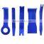 5 pcs blue Car Audio Gps Radio Door Trim Panel Dash Install Remover Tools Set