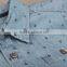 top grade indigo wash kids safety high visibility shirt printing