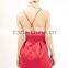 Latest Wholesale Clothing sleeveless plunging neckline back zip midi dress