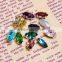 Super shine Navette crystal with settings point back rhinestones