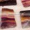 Natural Colored Fluorite Crystal Stone Slice