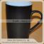 Stoneware Ceramic Type white and black porcelain mug