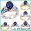 Factory Directly Deeply Blue Opal Sterling Silver Magic Ring ,wedding Ring