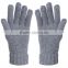 Ewsca men 5 fingers pure cashmere knitwear wholesale gloves