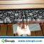 Square Deck Tile Square Bamboo Floor with Interlocking Plastic Grid