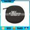 eva earphone earset flight case with gold stamping logo